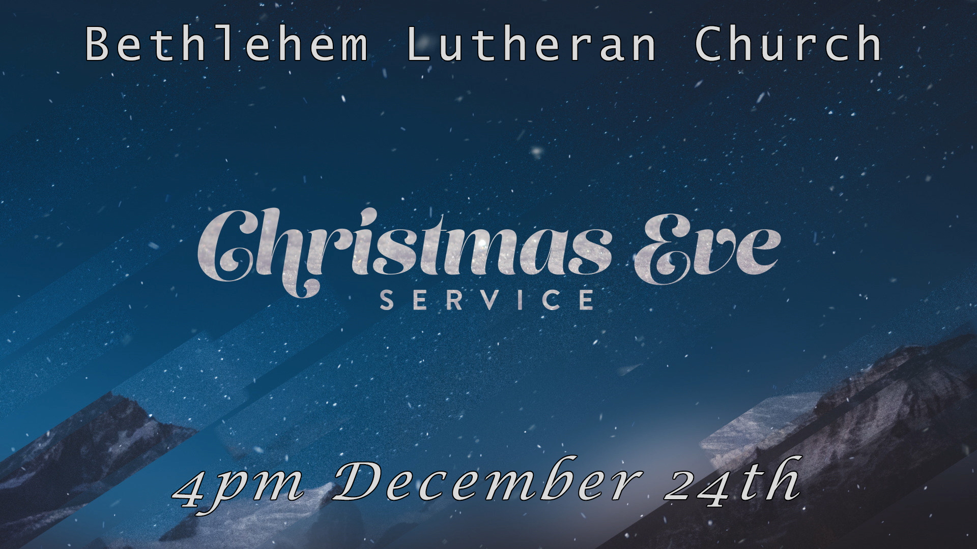 12/24/22 Christmas Eve Service 4:00pm