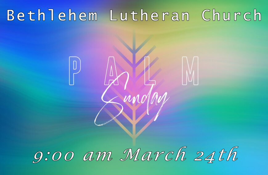 Palm Sunday Service 3/24/24